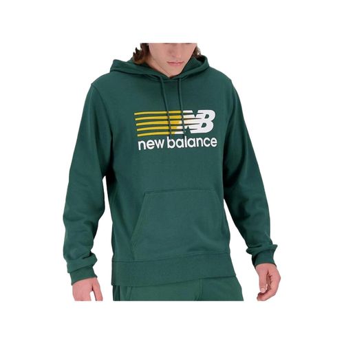 Sweat-shirt Sweat à capuche avec logo graphique en vert - New Balance - Modalova
