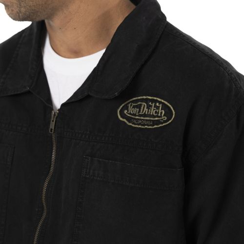 Veste Veste Garage effet usé avec patch et logo dos Gary - Von Dutch - Modalova