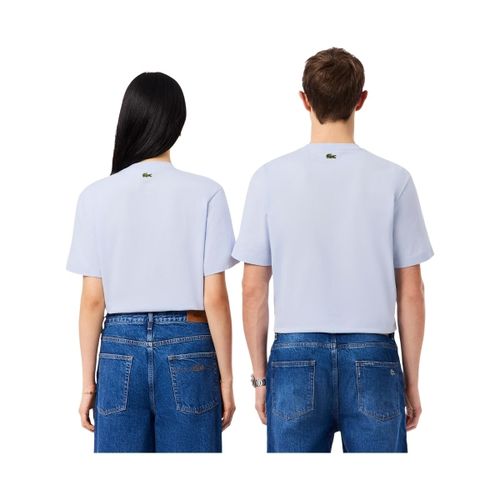 T-shirt T shirt unisexe Ref 67796 J2G Bleu clair - Lacoste - Modalova