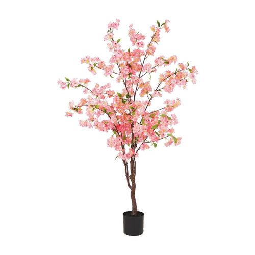 Plantes artificielles Cerisier artificiel rose 115cm - Ligne Déco - Modalova