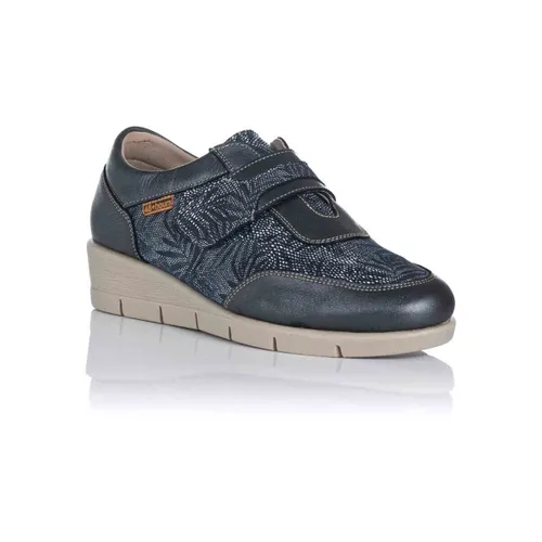 Baskets Chaussure sport à talon compensé - Cuir - 48 Horas - Modalova