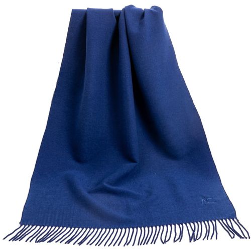 Echarpe Écharpe en cachemire bleu marine Recto-Verso - Alberto Cabale - Modalova
