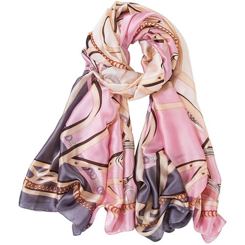 Echarpe Étole de Soie Light Pink Florina - Alberto Cabale - Modalova