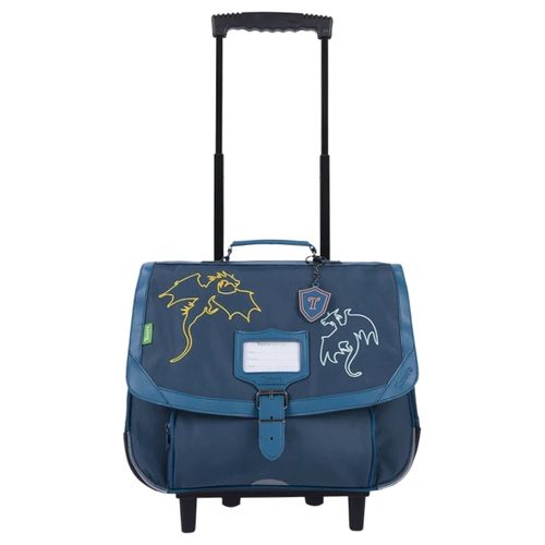 Cartable Cartable trolley 38 Merlin Ref 42276 Bleu 3 - Tann's - Modalova