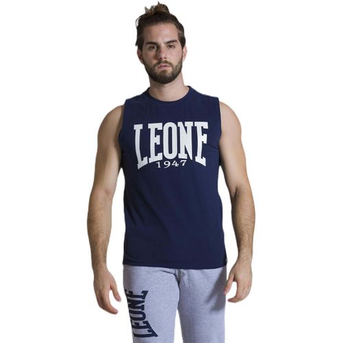 Debardeur Man T-Shirt Sleeveless Big Logo - Leone 1947 - Modalova