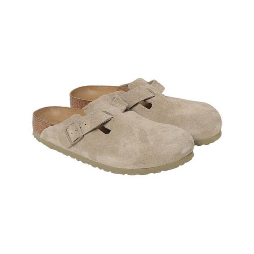 Mules Mocassins Boston Leve daim - BIRKENSTOCK - Modalova