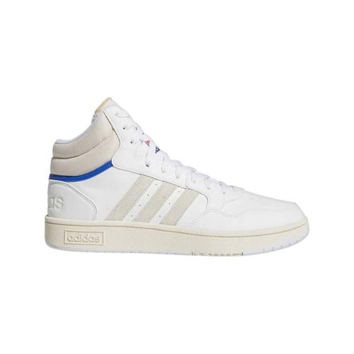Chaussures Baskets Hoops 3.0 Mid cuir - adidas - Modalova