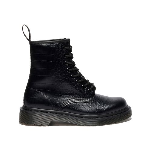 Bottes Bottines 1460 croco cuir - Dr. Martens - Modalova