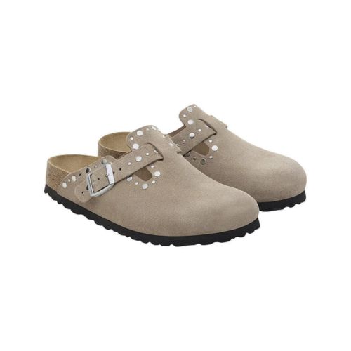 Mules Mocassins Boston daim - BIRKENSTOCK - Modalova