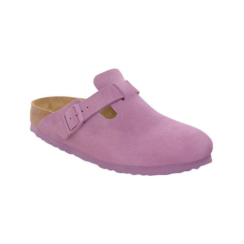 Sabots Mocassins Boston daim - BIRKENSTOCK - Modalova