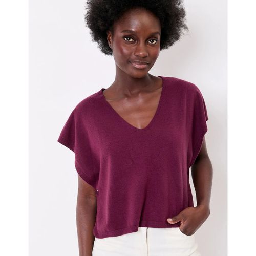 Sweat-shirt Pull maille sans manche col V SATINKA - La Fiancee Du Mekong - Modalova