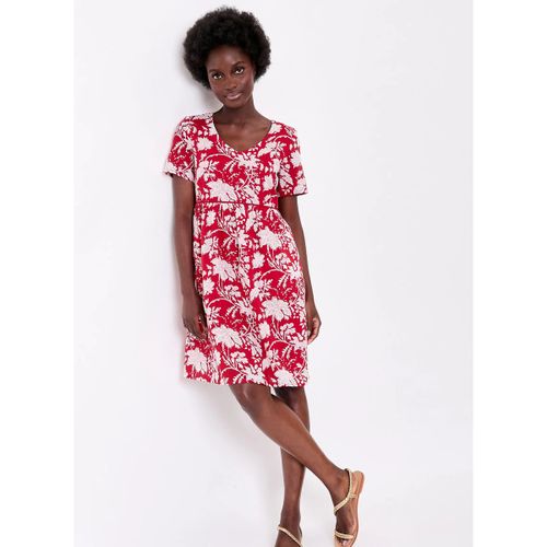 Robe courte Robe imprimée évasée coton bio doublé SIWAN - La Fiancee Du Mekong - Modalova