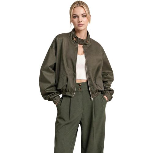 Veste Giacca Cotone Bottoni 41768 - I Am - Modalova