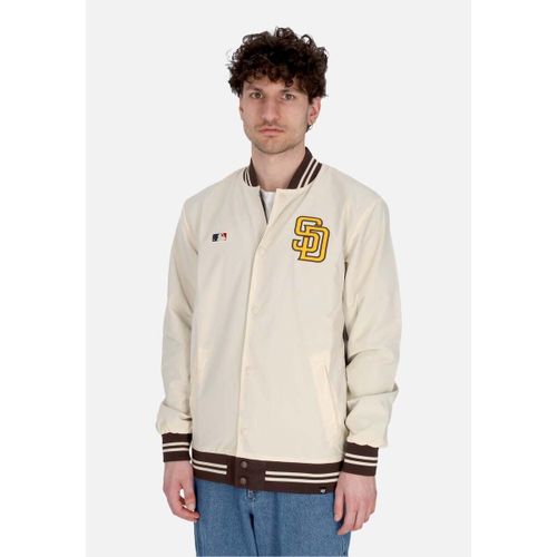 Blouson Giubbotto College Uomo Mlb Regent Jacket Sadpad Natural - '47 Brand - Modalova
