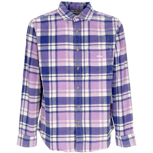 Chemise Obey Benny Cord Woven Ls - Obey - Modalova