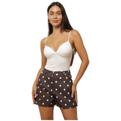 Short Shorts - Marron - La Modeuse - Modalova