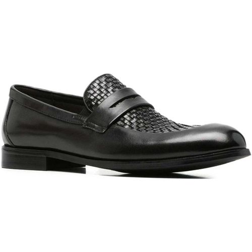 Mocassins Men's Black Dress Flats - Alberto Gozzi - Modalova