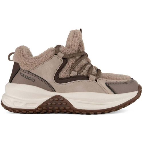 Baskets montantes Women's Beige Ankle Boots - Keddo - Modalova