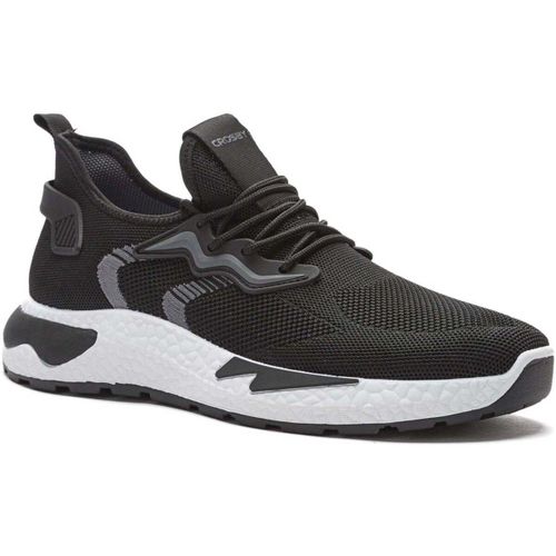 Baskets basses Men's Black Fashion Sneakers - Crosby - Modalova