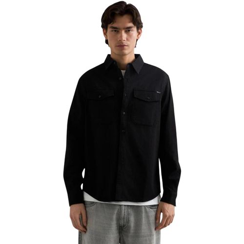 Chemise 6.5 OZ BLACK DENIM M4124 .000.862 B02 - Replay - Modalova