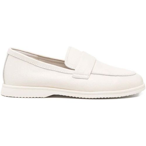 Mocassins Women's White Loafers - Sergio Moretti - Modalova