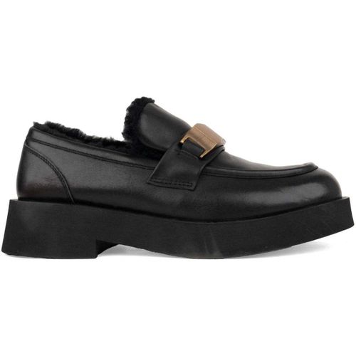 Mocassins Women's Black Loafers - Sergio Moretti - Modalova