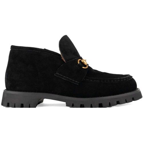 Mocassins Women's Black Ankle Boots - Sergio Moretti - Modalova
