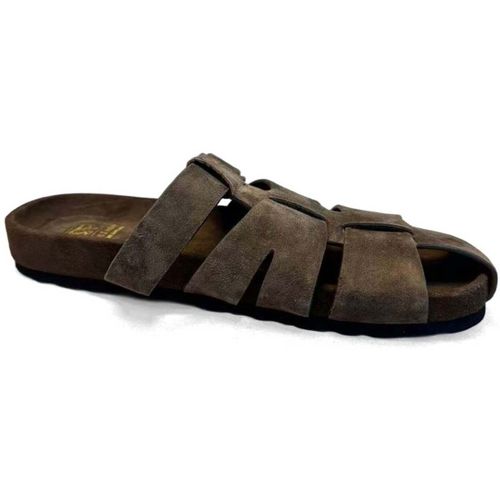 Sandales Women's Brown Wedge Open-Toe Slippers - Sergio Moretti - Modalova