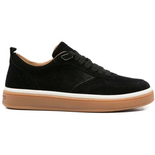 Baskets basses Women's Black Wedge Fashion Sneakers - Sergio Moretti - Modalova