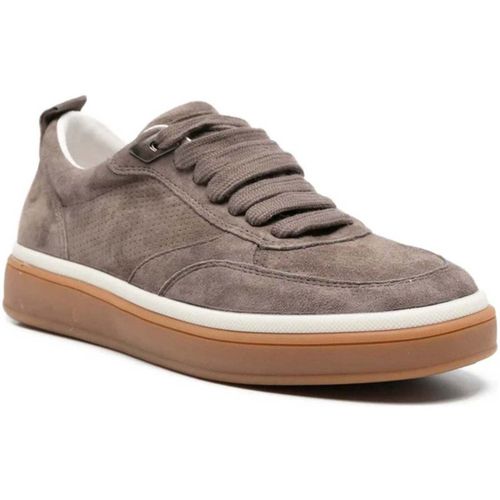 Baskets basses Women's Brown Wedge Fashion Sneakers - Sergio Moretti - Modalova