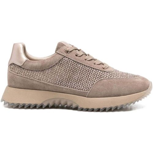 Baskets basses Women's Beige Wedge Fashion Sneakers - Sergio Moretti - Modalova