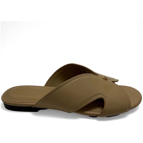 Sandales Women's Beige Open-Toe Slippers - Sergio Moretti - Modalova