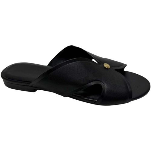 Sandales Women's Black Open-Toe Slippers - Sergio Moretti - Modalova