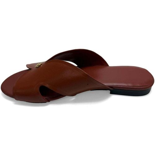 Mules Women's Red Open-Toe Slippers - Sergio Moretti - Modalova
