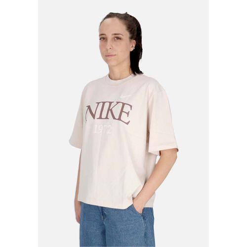 T-shirt Maglietta Donna W Sportswear Classic Boxy Tee Lt Orewood Brn - Nike - Modalova