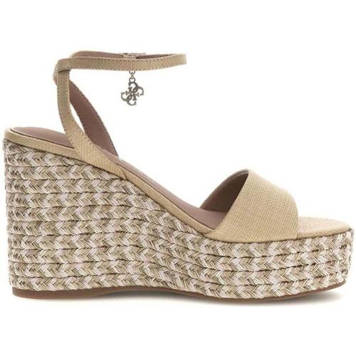 Sandales compensées Everly Women's Beige Sandals - Guess - Modalova