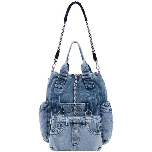 Sac a dos BACK_JACKDENIM GLOBE 26WAKD06 - Desigual - Modalova