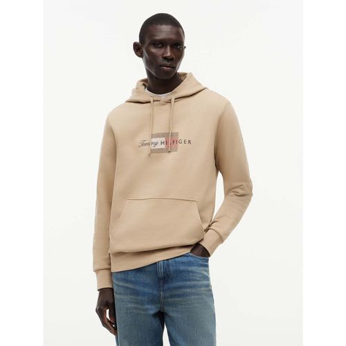Sweatshirts à capuche Script Flag Hoodie - Tommy Hilfiger - Modalova