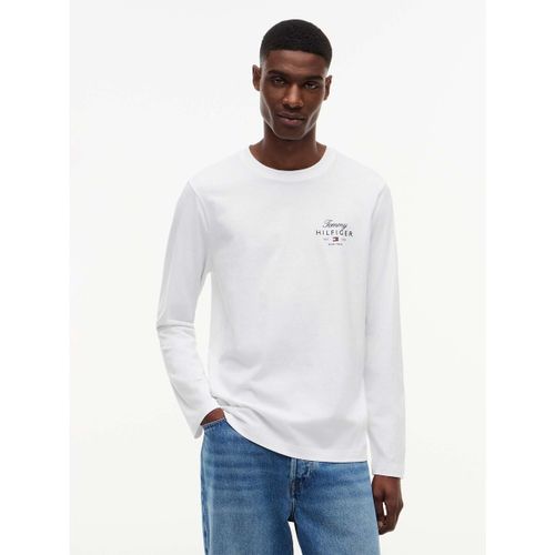T-shirt Script Stack Ls Regu - Tommy Hilfiger - Modalova