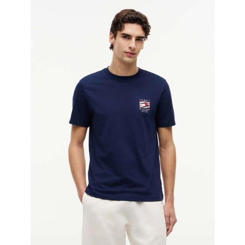 T-shirt Rwb Box Flag Regular - Tommy Hilfiger - Modalova