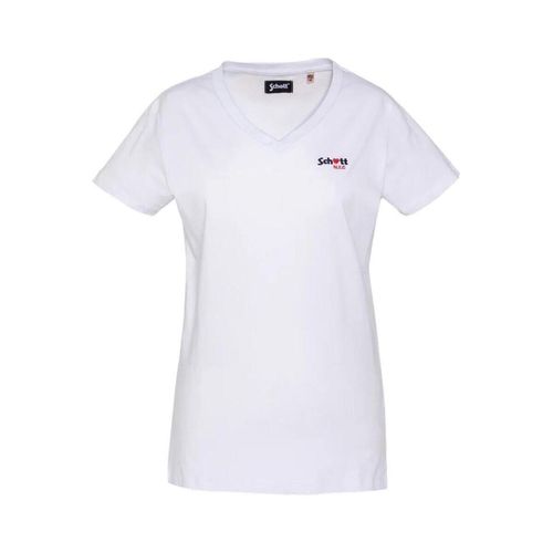 T-shirt Schott TSBRODEDW - Schott - Modalova