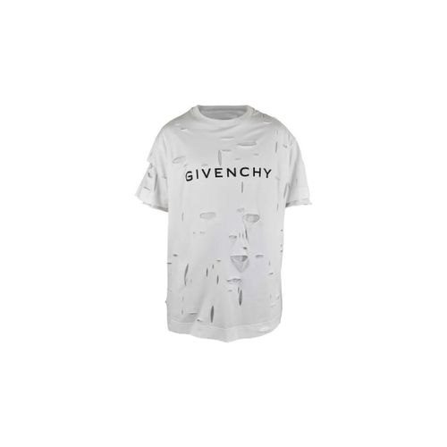 T-shirt T-shirt à deux couches et à trous - Givenchy - Modalova