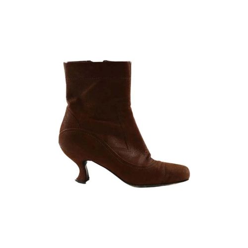 Bottines Prada Boots marron - Prada - Modalova
