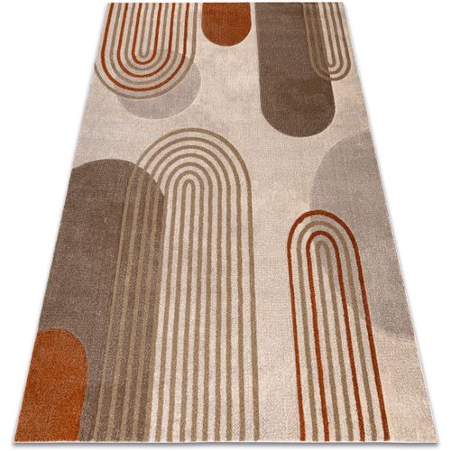 Tapis Tapis ARCANA 2162 crème / orange, géométrique, 140x190 cm - Rugsx - Modalova
