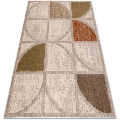 Tapis Tapis ARCANA 1550 crème / vert, géométrique, 80x150 cm - Rugsx - Modalova