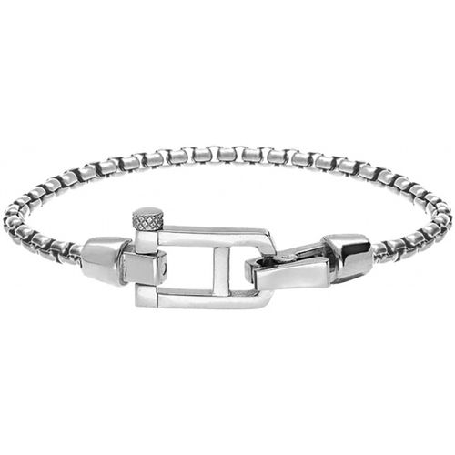 Bracelets Bracelet acier satiné maille jaseron 18 cm - Brillaxis - Modalova