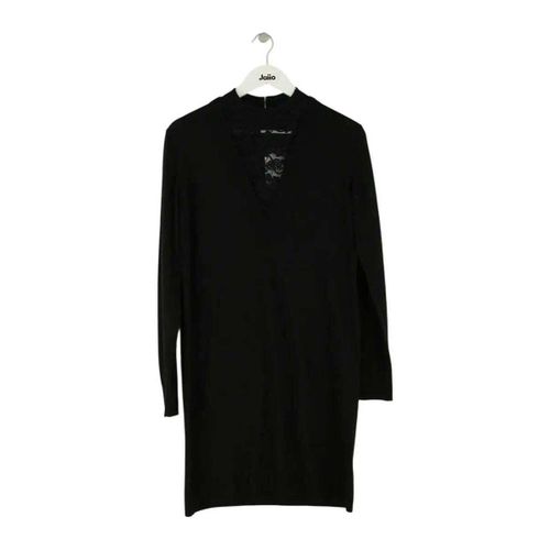 Robe courte Robe pull noir et noire - Sandro - Modalova