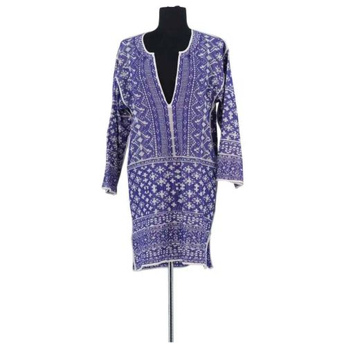 Tunique Pull en coton bleu - Gil Santucci - Modalova