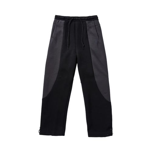 Pantalon Tech Colour-Block Open-Hem Fleece Trousers Black - Nike - Modalova