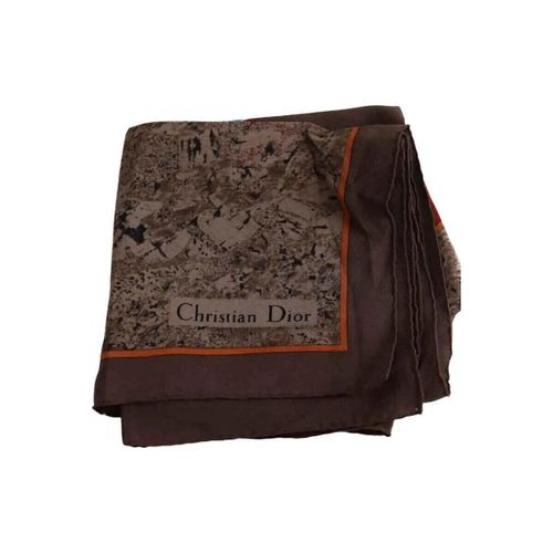 Echarpe Dior Carré marron - Dior - Modalova